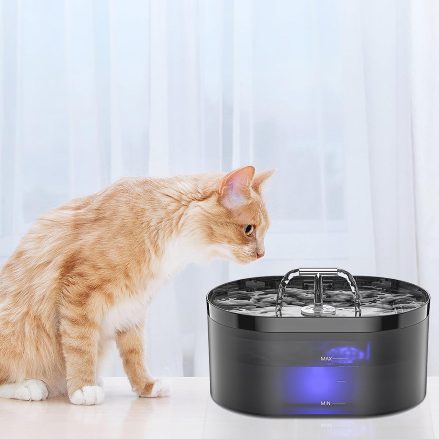 9-Pack Filters Sponges for 2.2L Cat Water Fountain