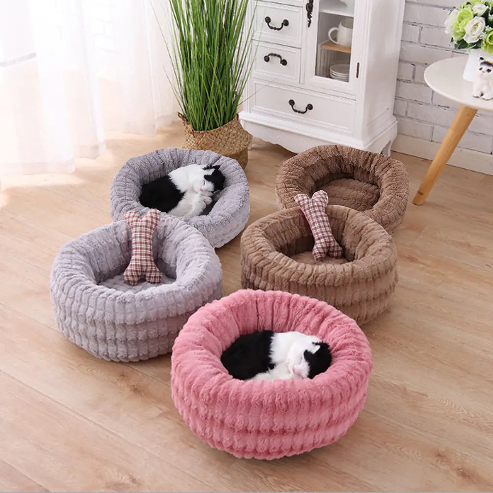 Winter Pet Warmth Bed for Small Dogs and Cats