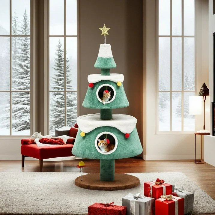 Yitahome 63-in Christmas Cat Tree