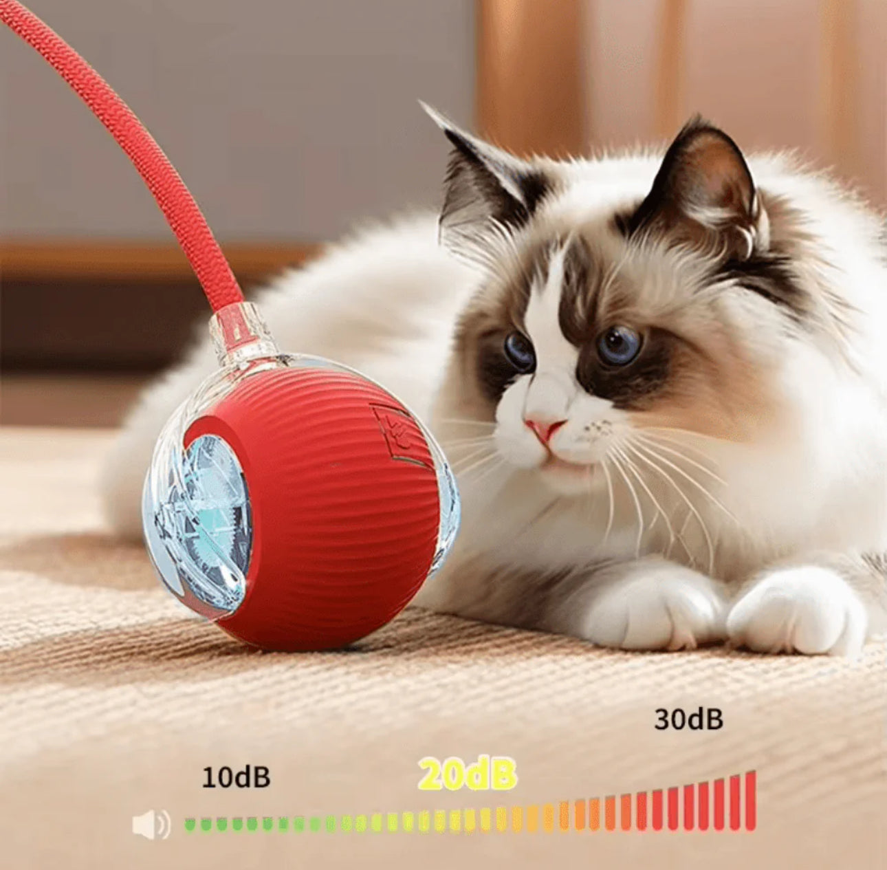 Smart Interactive Cat&Dog Electric Ball for Indoor Pets.